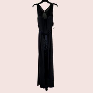 Besty & Adam Black Cutout Evening Dress Size: 14